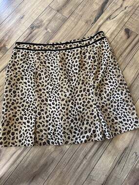 EP Pro size 18 cheetah print golf skort
